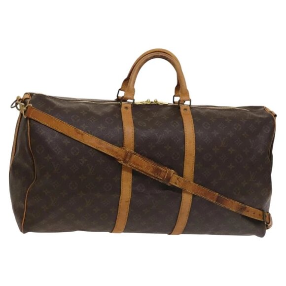 LOUIS VUITTON Monogram Keepall Bandouliere 60 Boston Bag - Picture 1 of 15